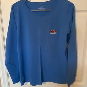 Womens Vineyard Vines Classic Blue Tee